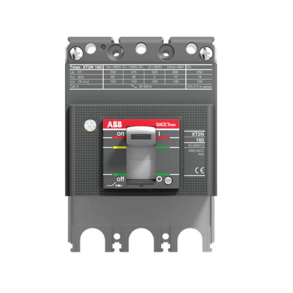 ABB XT2N 160 BREAKING Disjoncteur 1 pc(s)   Tension de contact (max.): 220 V/AC, 690 V/AC