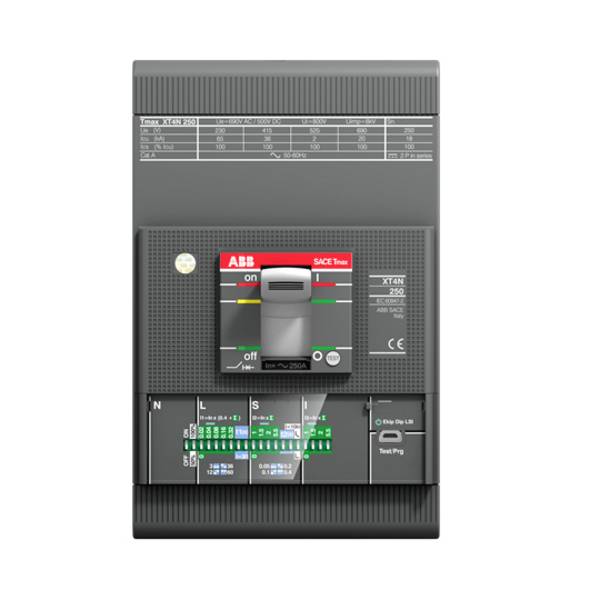 ABB XT4L 250 EKIP LS/I Disjoncteur 1 pc(s)  Plage de réglage (courant): 250 - 2500 A Tension de contact (max.): 220 V/AC, 690 V/AC