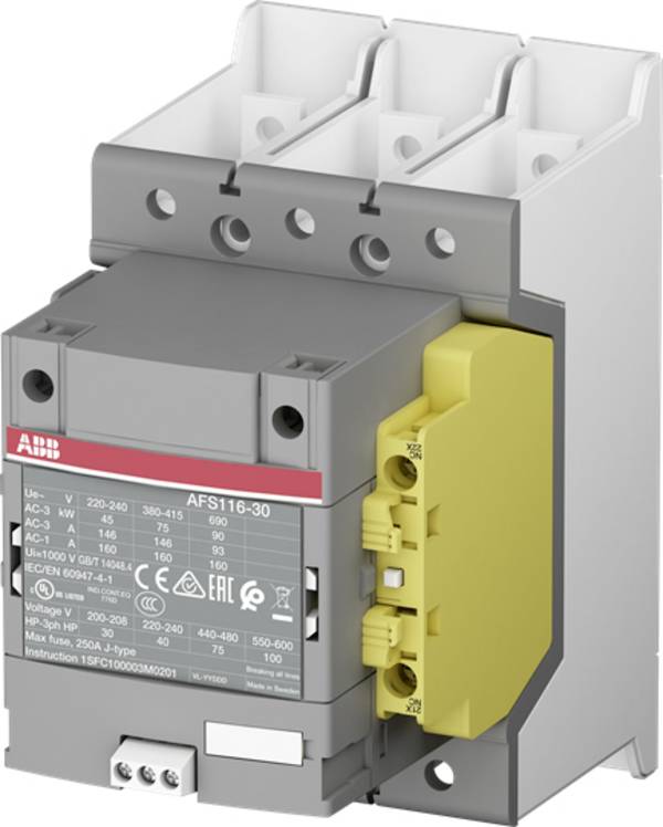 ABB AFS116-30-12B-34 Contacteur 4 NO (T), 2 NF (R) 55 kW 1 pc(s)