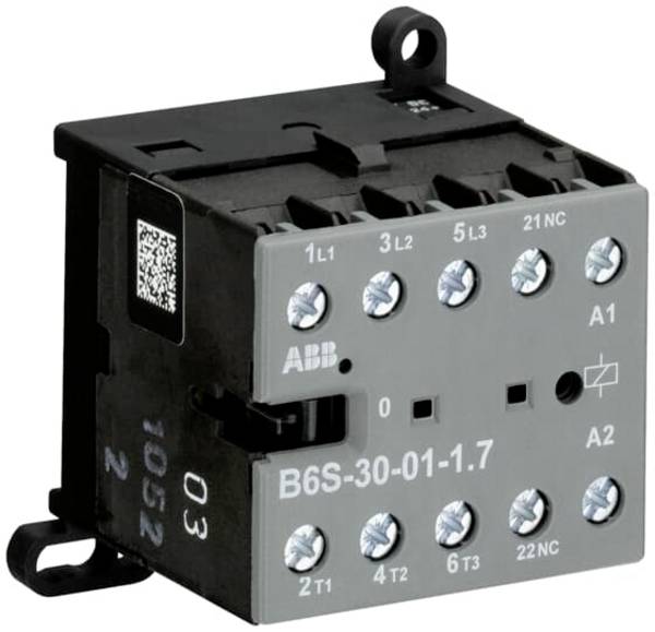 ABB B6S-30-01-1.7-71 Mini-contacteur  3 NO (T), 1 NF (R) 4 kW      1 pc(s)