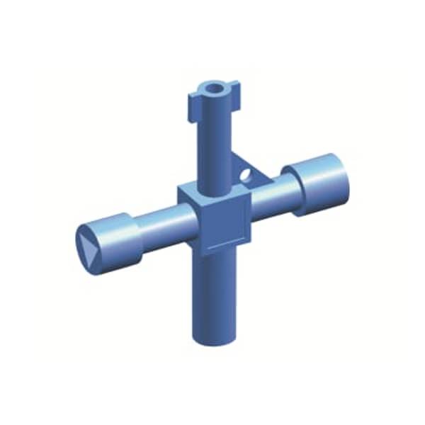 Striebel & John 2CPX066091R9999 Clé ZH91 système de fermeture à dévissage universel Key           1 pc(s)