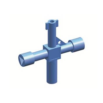 Striebel & John 2CPX066091R9999 Clé ZH91 système de fermeture à dévissage universel Key           1 pc(s)