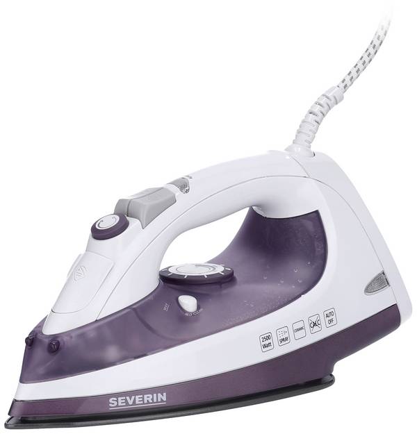 Fer à repasser à vapeur Severin BA 3210 lilas, blanc 2500 W