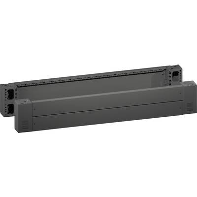 Boîtier noir rectangulaire avec des rails de fixation aux extrémités, probablement un composant destiné à être intégré dans un système plus large.