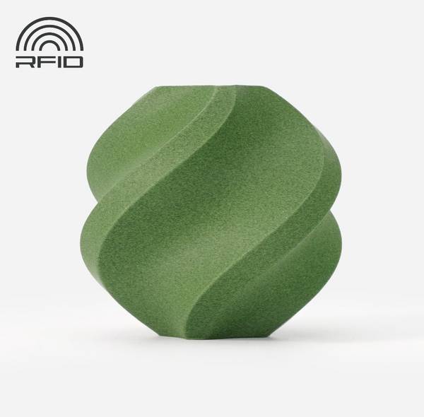 BambuLab A50-G7-1.75-1000-spl PLA-CF Filament composé PLA mat, filament haute vitesse, résiste aux chocs, résistance élevée à la traction, renforcé de fibres de verre, rigidité élevée 1.75 mm 1000 g vert  1 pc(s)