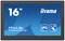 Écran de moniteur de 16 pouces, marque iiyama, modèle ProLite T1624MSC-B1, fonctions : écran IPS, écran tactile 10 points.