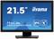 Un moniteur iiyama de 21,5 pouces avec technologie IPS et PCAP. Modèle : ProLite T2234MSC-B1S.