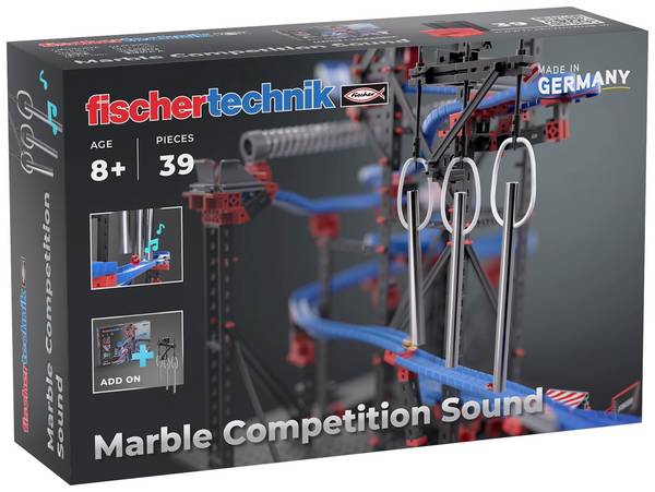 fischertechnik 571899 Marble Competition Sound expérimentation Kit à assembler à partir de 8 ans