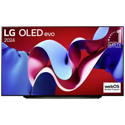 LG Electronics OLED83C47LA 4K OLED evo TV Téléviseur OLED 210 cm 83 pouces CEE F (A - G) CI+, DVB-C, DVB-S2, DVB-T2, Sma