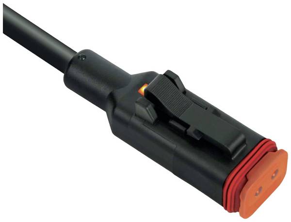 Connecteur de vanne Deutsch DT06-2S, avec protection intégrée + LED noir LS-DT06 9442.0250 2,5mPUR Pôle:2 709442.0250 Lütze Contenu: 1 pc(s)