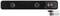 Barre de son noire avec contrôle de volume, port pour casque et câble USB ainsi que câble audio avec fiches jack 3,5 mm.