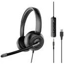 SpeedLink METIS Micro-casque supra-auriculaire filaire Stereo noir micro-casque, volume réglable, mise en sourdine du mi