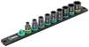 Wera 9608 Nuss-Magnetleiste B Impaktor Imperial 1 Jeu de clés à douille en pouces 3/8" 10 pièces 05005452001
