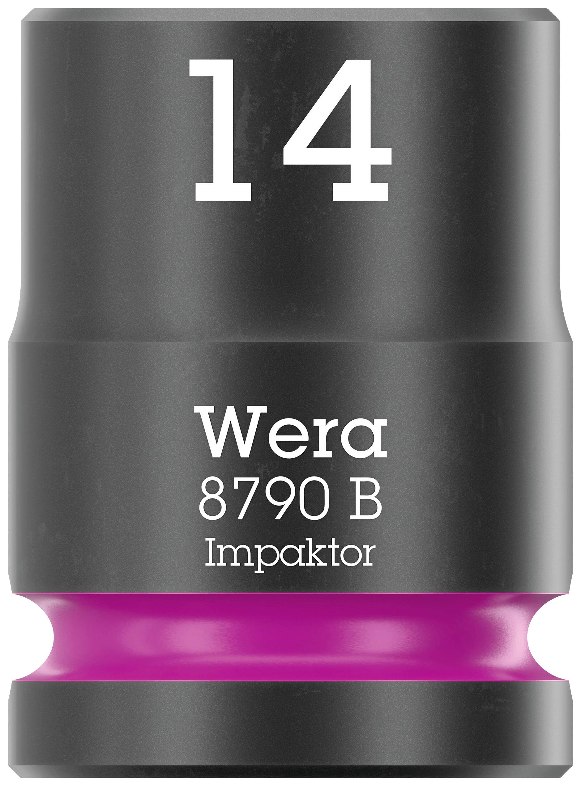 Wera 8790 B Impaktor 05005505001 6 pans extérieurs Douille 14 mm 3/8" 14 mm 1 pièce 3/8"