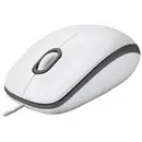 Logitech M100 Souris filaire optique blanc 3 Boutons 1000 dpi