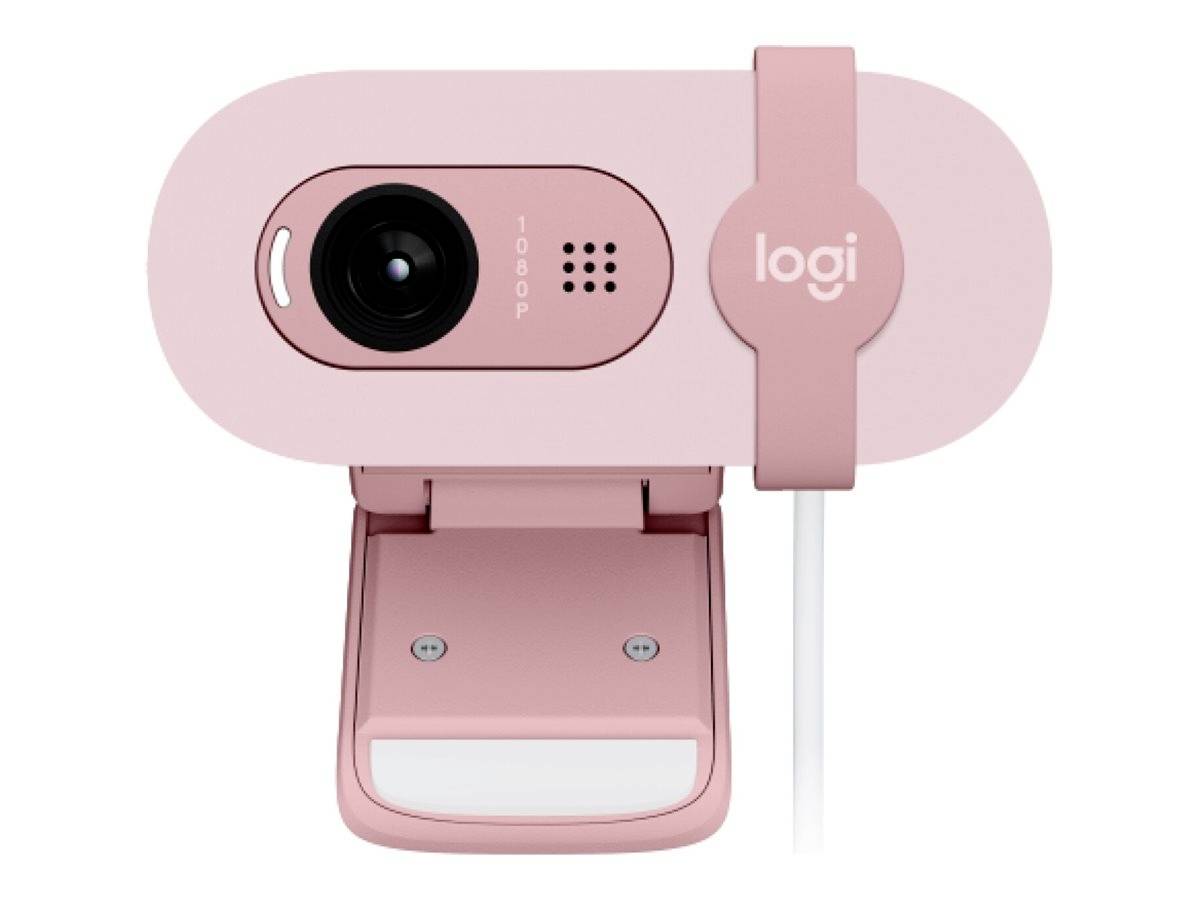 LOGITECH BRIO 100 Webcam colour 2 MP 1920 x 1080 720p 1080p audio wired USB-1