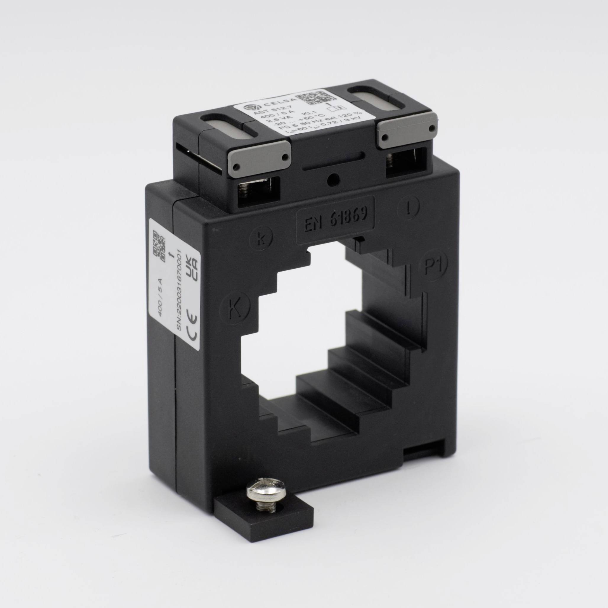 Celsa AST 512.7 300/1A 2.5VA Kl. 0.5 Transformateur de courant embrochable Courant primaire 300 A Courant secondaire 1 A-0