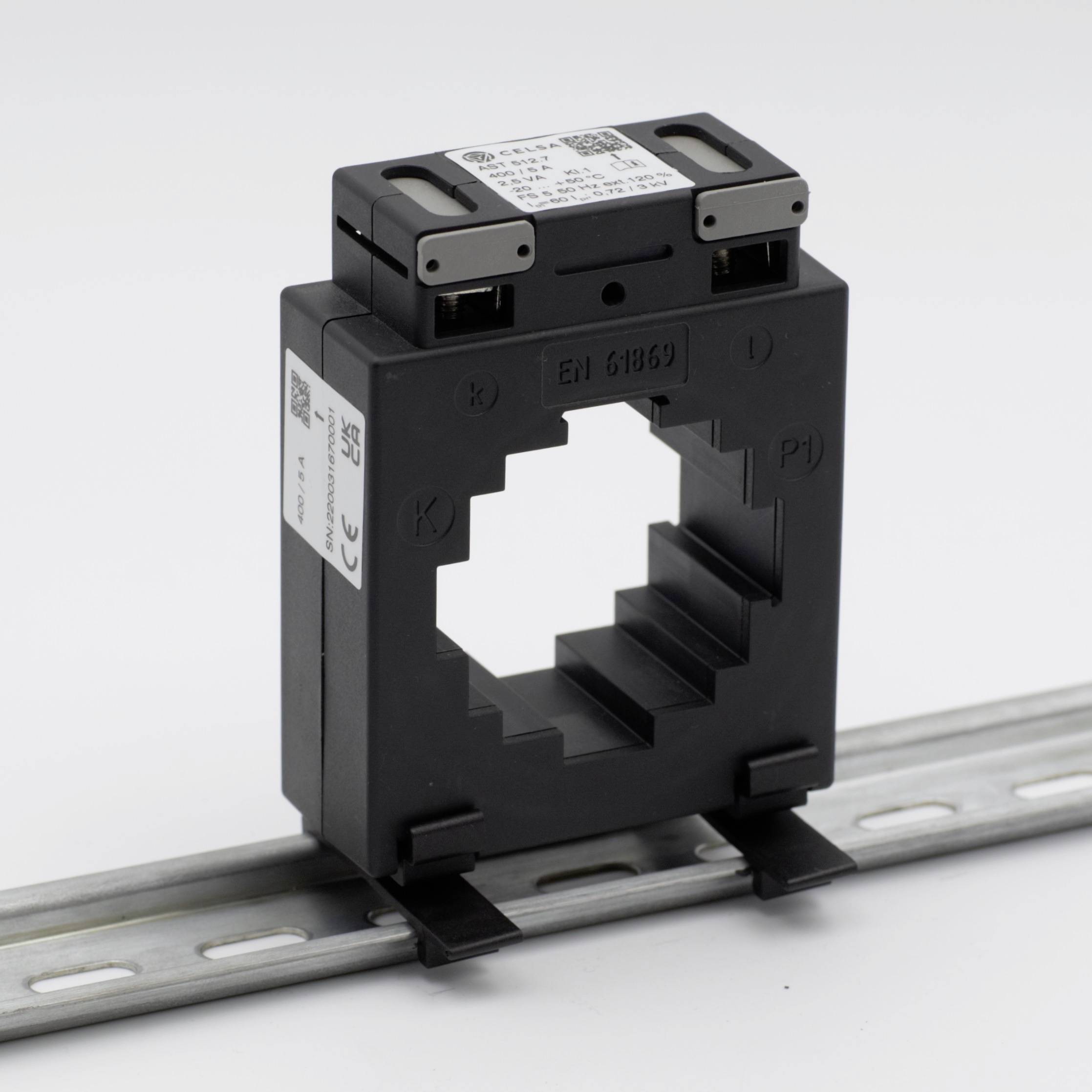 Celsa AST 512.7 300/1A 2.5VA Kl. 0.5 Transformateur de courant embrochable Courant primaire 300 A Courant secondaire 1 A-1