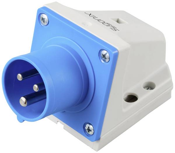 Sygonix SY-6261866 Prise murale mâle CEE-CARA 16 A 3 pôles 250 V/AC 1 pc(s)