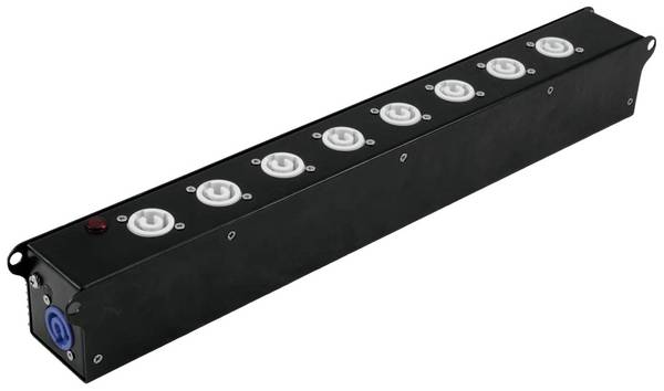 Eurolite SAB-82X Répartiteur de courant   (L x l x H) 455 x 54 x 63 mm