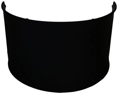 Omnitronic Mobile DJ Screen Curved Brise-vue pliant textile