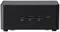 Un mini-PC noir avec trois ports USB (un port USB-C et deux ports USB-A) et un interrupteur d'alimentation sur la façade avant.