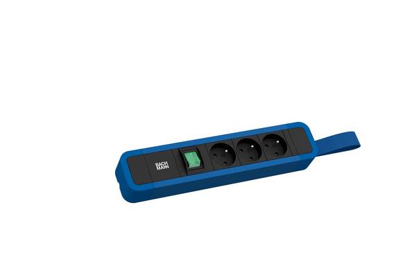 Multiprise Bachmann 350341  bleu contact de protection 1 pc(s)