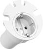Bachmann 938101 Multiprise de table blanc contact de protection