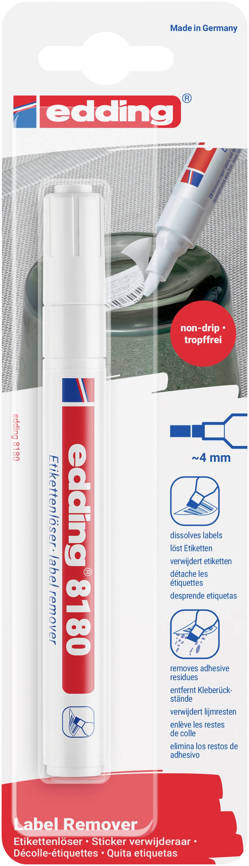 Edding Etikettenlösemarker 4-8180-1-4 Décolle-étiquette 1 pc(s)-0
