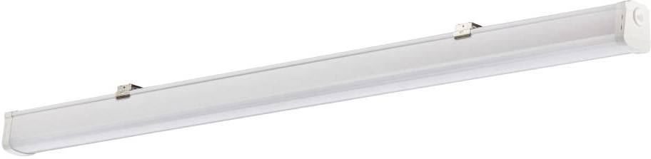 Couvercle en plastique blanc avec une ouverture centrale circulaire et l'inscription en relief 'PRACHT'.