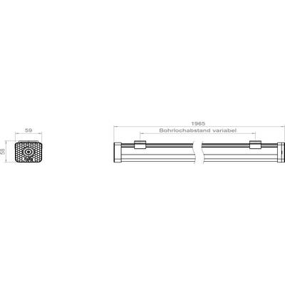 Pracht 9109003 9109003-KATLA ONE Eclairage LED pour pièce humide LED Source lumineuse à faire remplacer un électricien 1-1