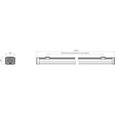 Pracht 9109003 9109003-KATLA ONE Eclairage LED pour pièce humide LED Source lumineuse à faire remplacer un électricien 1-2