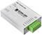 Appareil électronique argenté avec l'inscription 'Data Transfer Unit ECAN-U01' et plusieurs connexions vertes, interfaces USB et CAN-Bus.