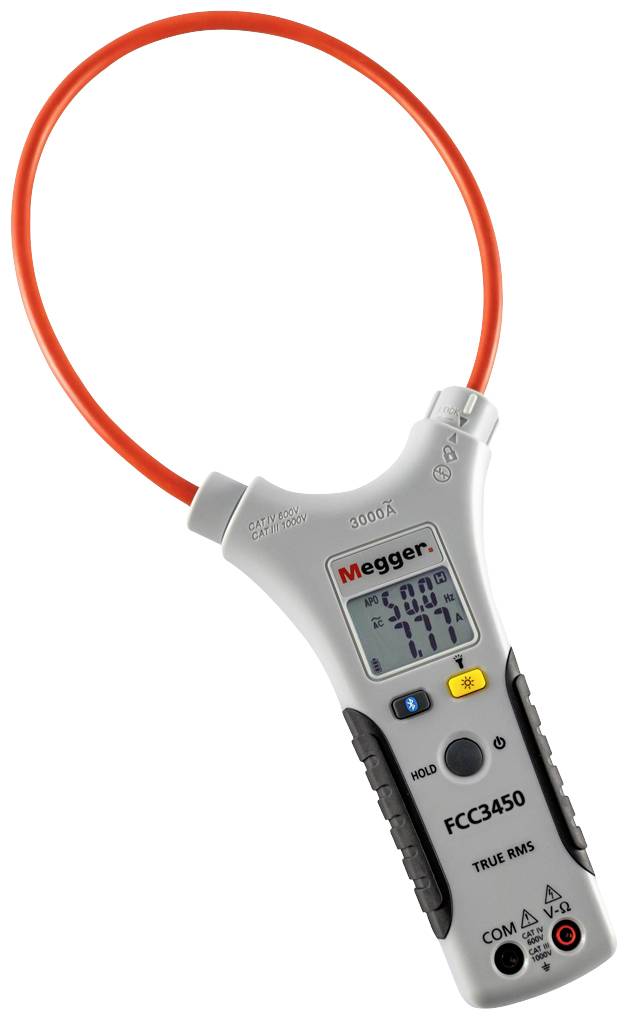 Megger FCC3450 Pince ampèremétrique numérique avec trousse CAT III 1000 V, CAT IV 600 V Affichage (nombre de points): 10