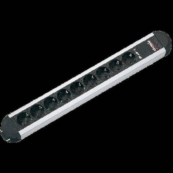 Multiprise Bachmann 331000 argent-noir contact de protection 1 pc(s)