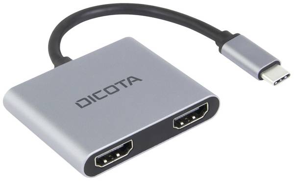 Dicota Station d'accueil USB-C®  DICOTA 4-in-1 - Dockingstation - USB-C - HDMI Convient pour les marques: universel  alimentation USB-C®