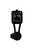 Connecteur RJ45 noir avec capot de protection. Adapté pour les connexions de câbles réseau.
