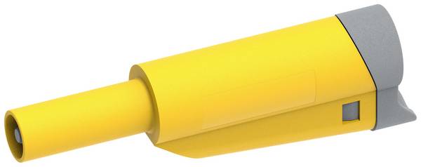 Electro PJP 1076-CD1-J Fiche mâle de laboratoire mâle, droit Ø de la broche: 4 mm jaune 1 pc(s) Piece