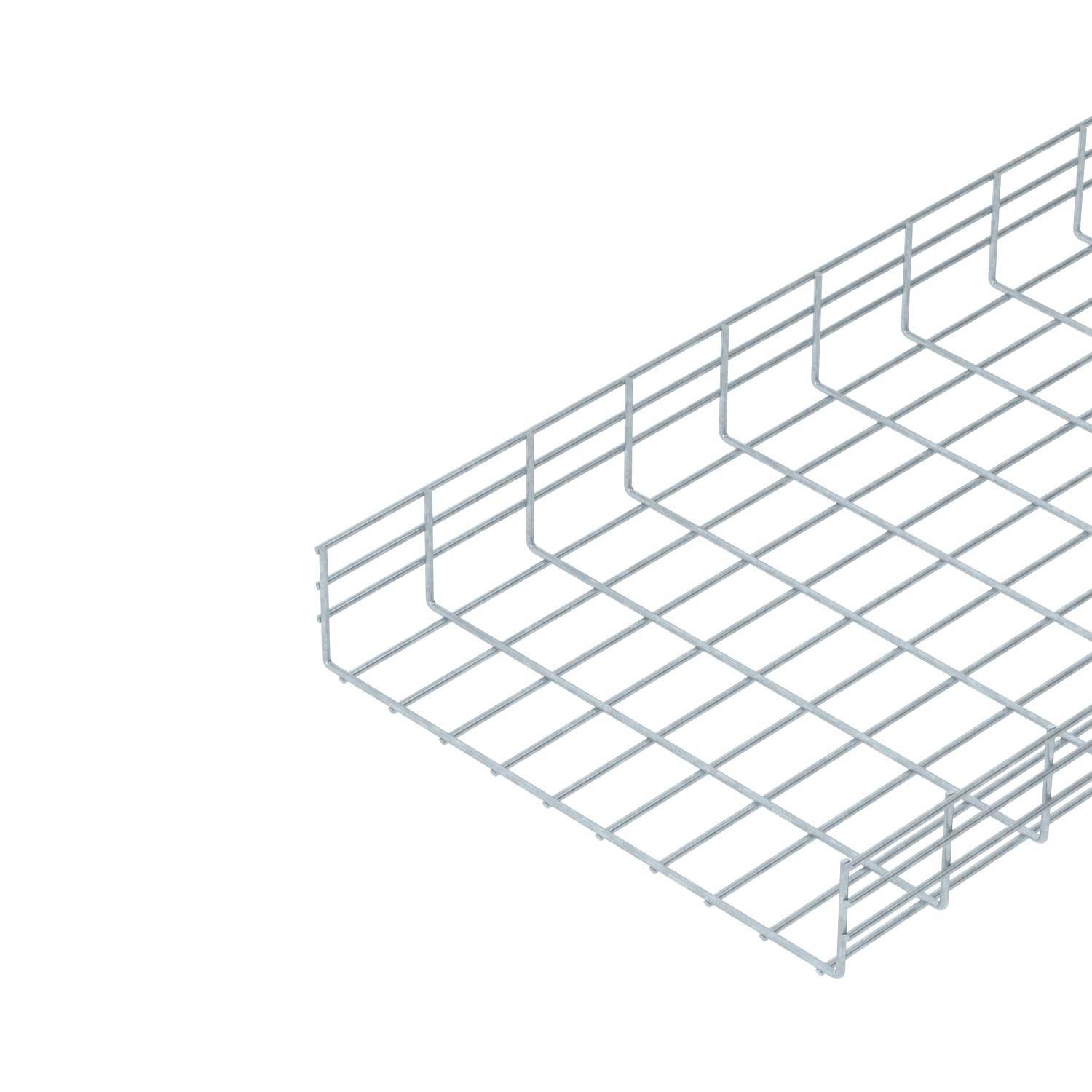Un étagère grillagée rectangulaire à rebord surélevé, adaptée au rangement ou à l'organisation d'objets.