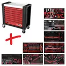 KS Tools 825.8564 Servante d'atelier Couleur: noir, rouge