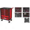 KS Tools 826.7515 Servante d'atelier Tôle d'acier Couleur: noir, rouge