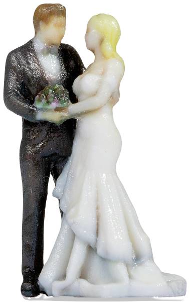 NOCH H0 Couple de mariage peint, debout