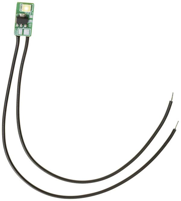 NOCH 51270  LED éclairage permanent sans scintillement, avec fils de raccordement Convient pour (modélisme ferroviaire): bâtiment blanc froid 4 pc(s)