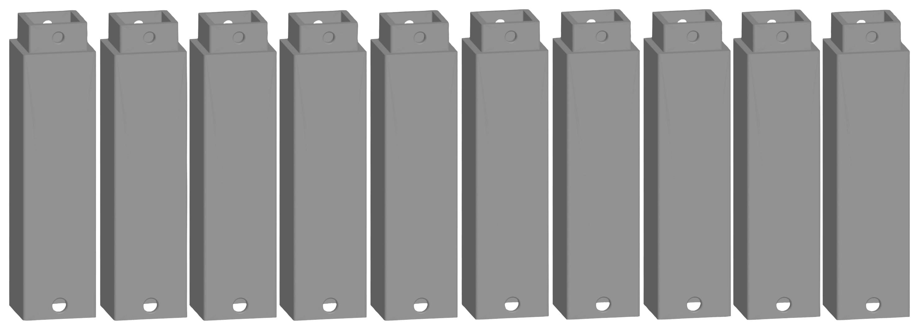 NOCH 53907 H0, TT, N Élément de pilier Easy-Track (L x l x H) 16 x 16 x 58 mm