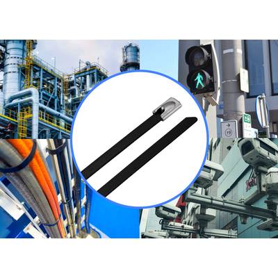 Établissement industriel, feu de signalisation piétonnier, caméras de surveillance et bandes métalliques sur l'image. Représentation de l'industrie, du trafic et de la sécurité.