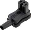 Martin Kaiser 797/sw Connectique pour appareils chauffants mâle, coudé 10 A noir 1 pc(s)