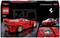Kit LEGO "Ferrari F40". L'ensemble représente une voiture miniature Ferrari F40 rouge avec des détails caractéristiques. Numéro de set 76934.