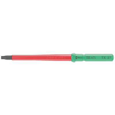 Tournevis isolé vert et rouge portant l'inscription 'TIP 68/TX 27'.