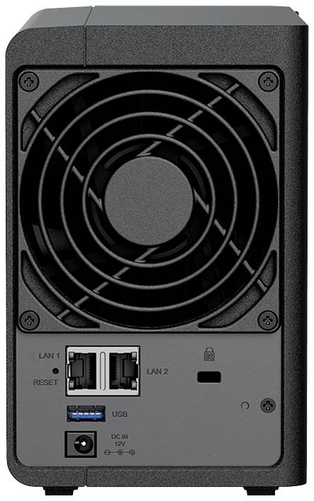 Boîtier serveur NAS Synology DiskStation DS224+ 0 GB 2 baie 2x hub USB 3.0, interrupteur On/Off, compatible RAID DS224+-3