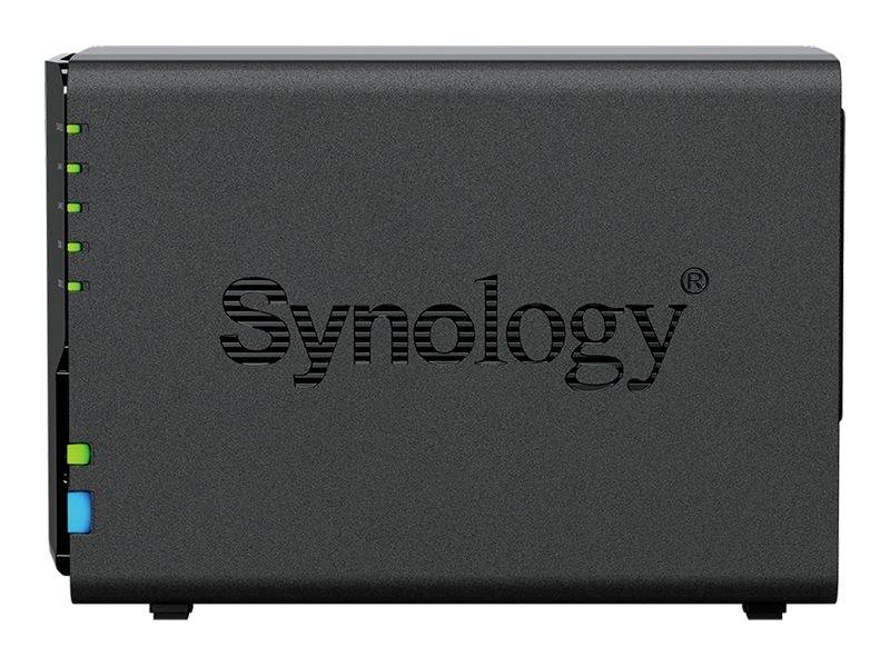 Boîtier serveur NAS Synology DiskStation DS224+ 0 GB 2 baie 2x hub USB 3.0, interrupteur On/Off, compatible RAID DS224+-5